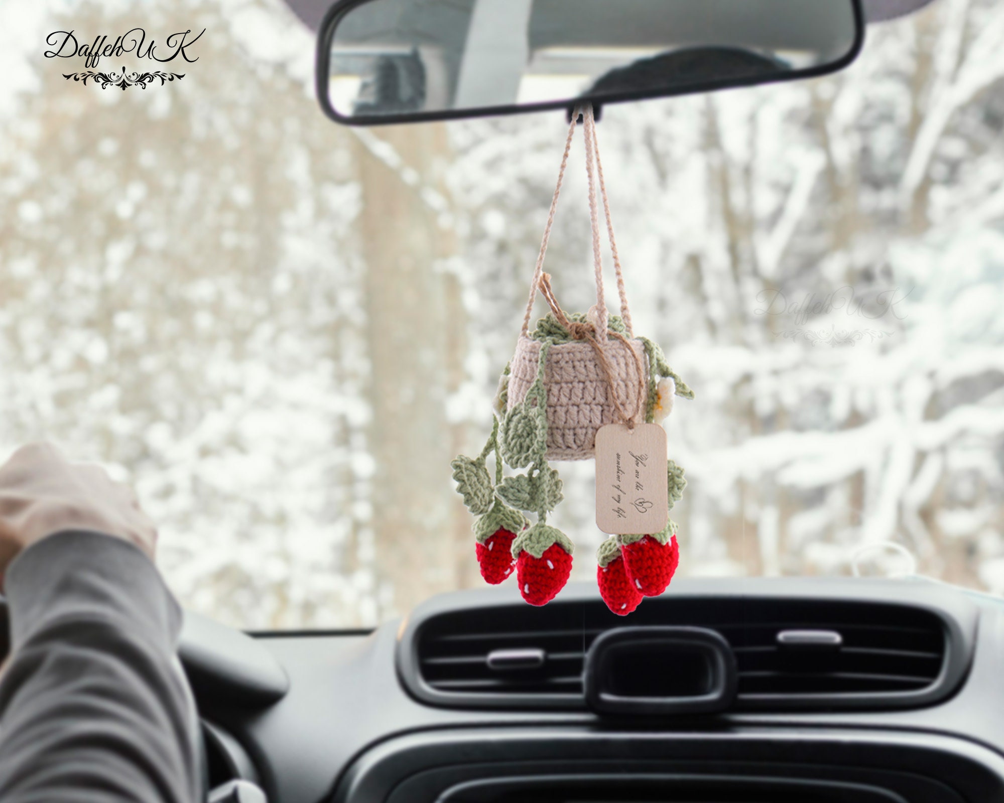 Car Safety Hammer Hanging Accessories Ornaments Decoration Key