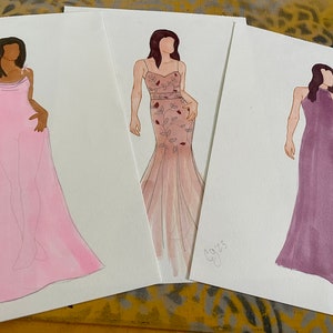 Bridesmaids/Evening Gown Sketch