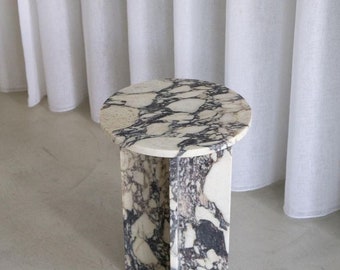 Custom Design  for Molly, Width: 16 Height 24 Table, Marble Coffee Table,Handmade Marble Side Table, Marble Plinth Table