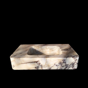 Calacatta Marble Wall Mount Sink: Custom Bathroom Vanity