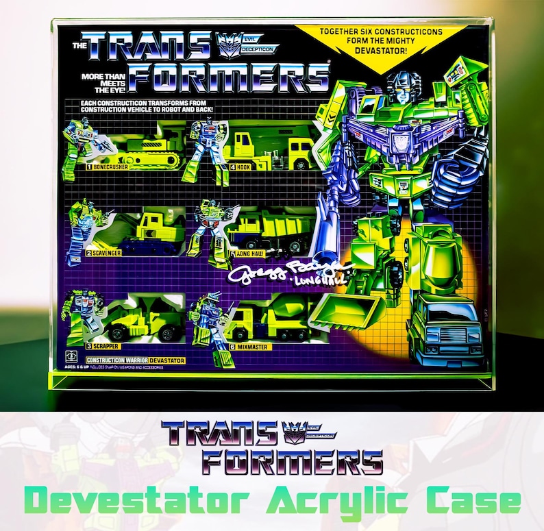 DEVESTATOR G1 - Acrylic Display Case ONLY ~ Green Version ...