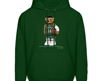 Giannis Antetokounmpo Bear Hoodie by ANIMAL BLVD