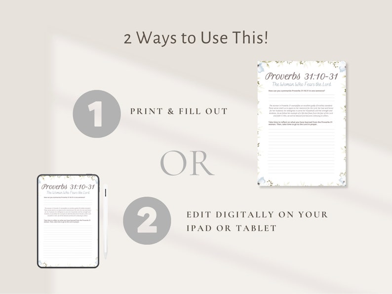Proverbs 31 Bible Study Guide Printable | Christian Women Devotional ...