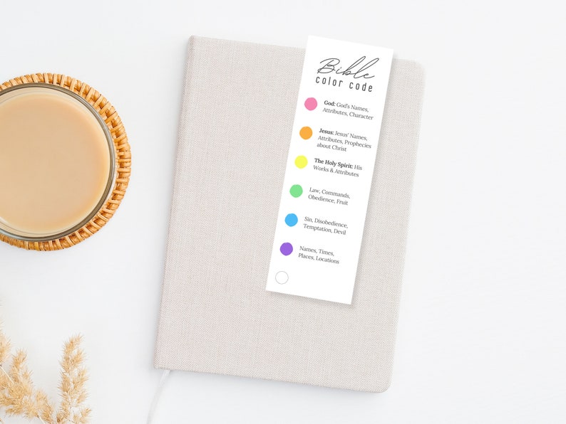 Bible Color Code Bookmarks 5 Bible Study Highlighting Tool Bookmarks bible-color-code-bookmarks-5-bible-study-highlighting-tool-bookmarks