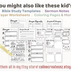 kids bible study templates and coloring pages
