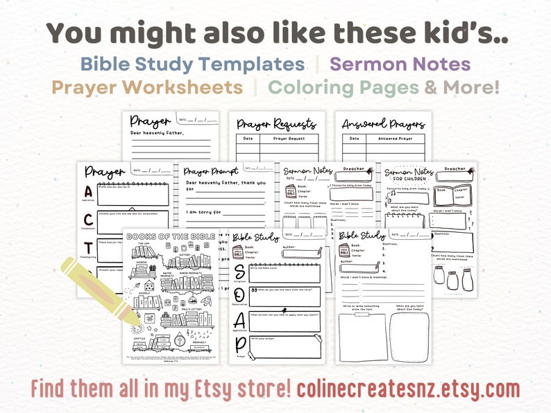 kids bible study templates and coloring pages