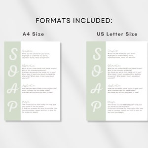 SOAP A4 and US Letter