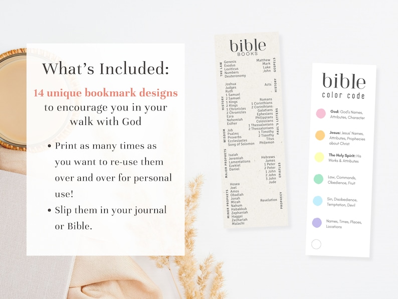 14 Bible Study Bookmarks Printable | Books of the Bible, Reading ...