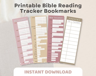 Bibel Lese Tracker Lesezeichen Printable | Christliche Lesezeichen, Bücher der Bibel, Altes und Neues Testament, Bibelkapitelbuch, Bibelarbeit