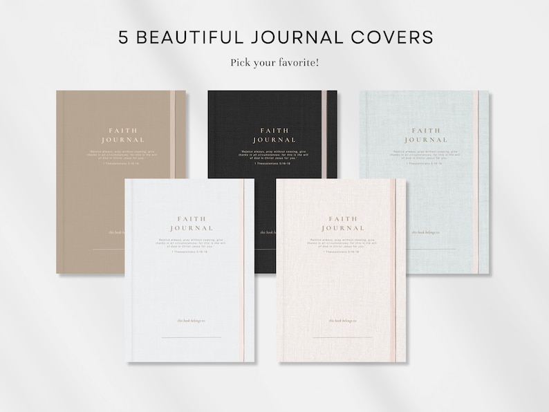 faith journal covers
