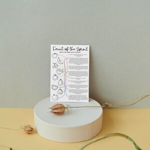 fruit of the spirit match the bible verse with the fruit activity