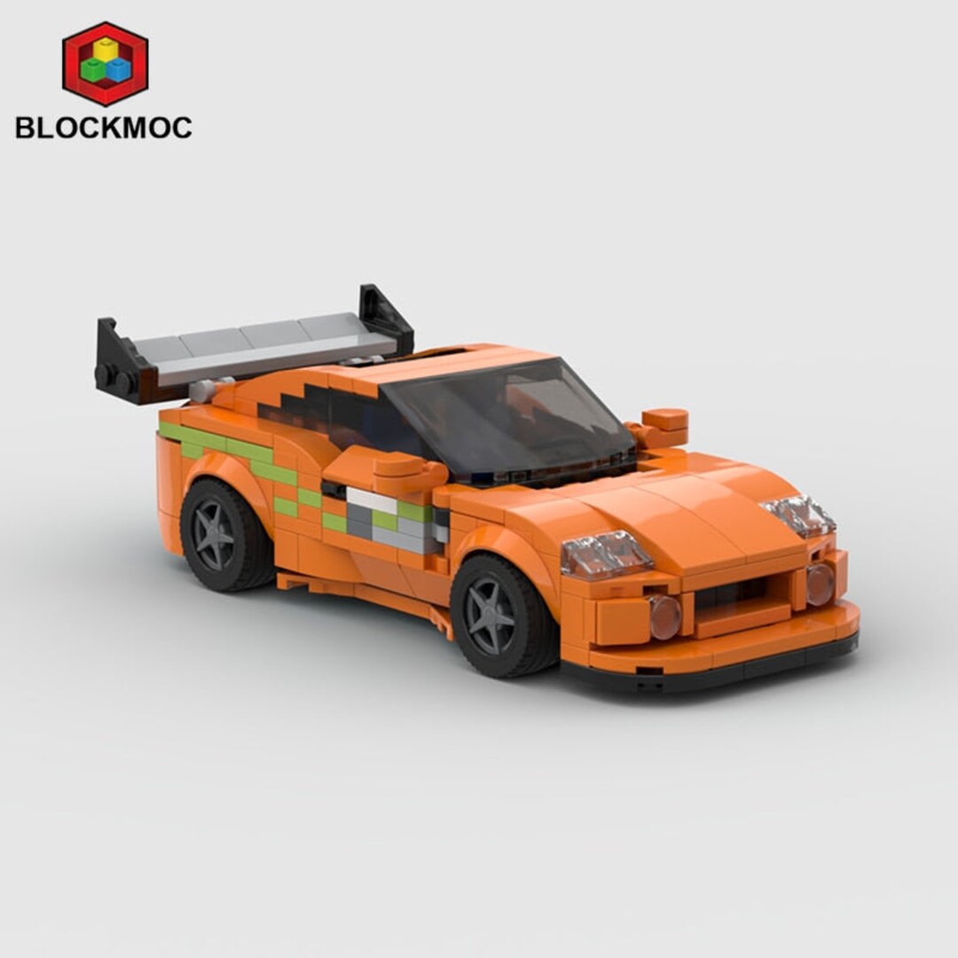 Lego Supra Mk4 370pcs Racing Sports Car Vehicle Speed Champion - Etsy