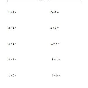 Addition Worksheets
