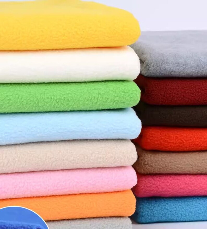 Solid Polar Fleece Anti Pill Fabric Sewing Soft Blanket Etsy Australia