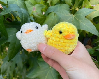 Keychain Size Crochet Amigurumi Duck Plush