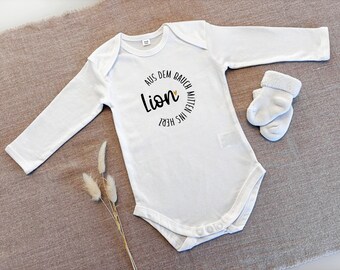 Babybody personalisiert | Body | Geschenk zur Geburt | Aus dem Bauch mitten ins Herz