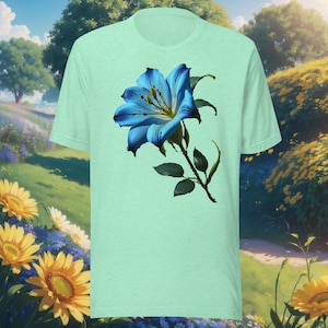 Azure Blossom Shirt