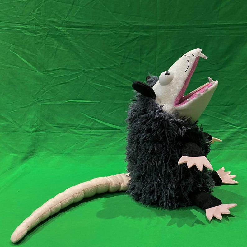 Opossum Puppet - Etsy