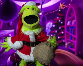 Noël Le Grinch Doux En Peluche Jouet Chapeau De Noël Monstre En Peluche  Poupée Enfants Cadeau