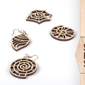 Sea Animal Earrings Svg, Earrings Svg, Earrings Laser File Earrings Glowforge Svg Glowforge Earring Laser Cut Earring DIGITAL DOWNLOAD FILE