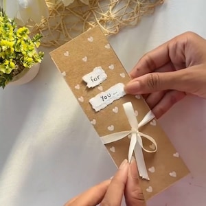 Fai da te graziose carte regalo, carte regalo di compleanno per amici, regalo per la moglie, biglietto di compleanno per la moglie, biglietto di anniversario, carino biglietto romantico per il marito