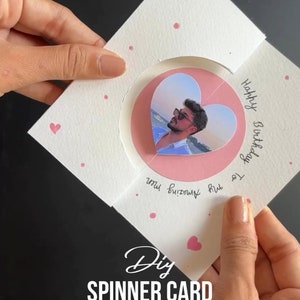 DIY Carte à roulettes Carte de voeux à roulettes Cadeau d'anniversaire Carte de Noël à roulettes Maman papa Cartes de voeux Artisanat en papier Carte à roulettes unique pour le bricolage