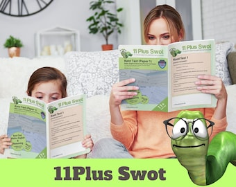 11 Plus Prüfung 11 plus englisch verbale logisches Denken Mathe räumliches Denken nonverbal Kent Test 11+ Kent 11plus Papier 1 Prüfung PDF Papier Download
