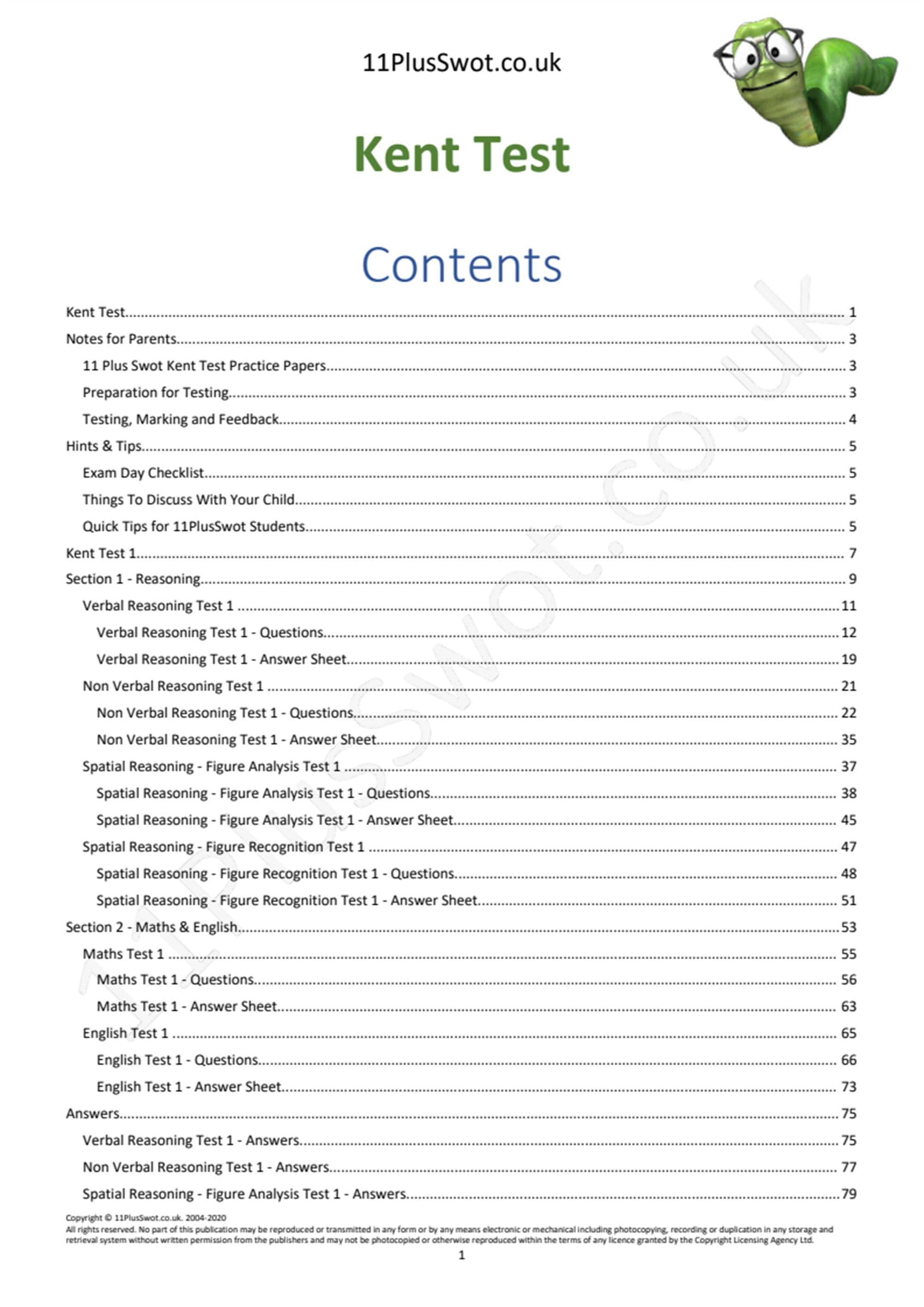 Kent Test Example Questions 11 Plus Exam 11 Plus English Verbal Reasoning Maths Spatial Reasoning ...