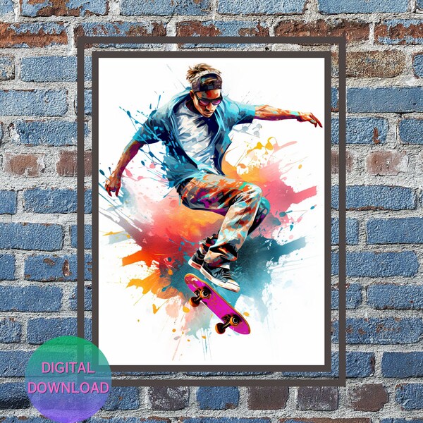 Teen Guy Wall Art Etsy