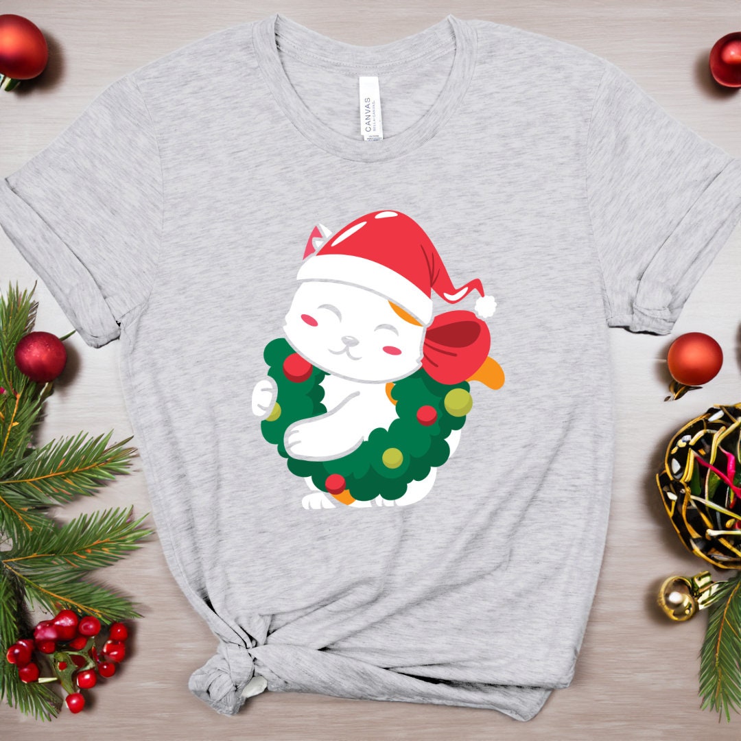 Christmas Cat Shirt
 Christmas Cat Shirt Christmas Shirt Black Cat Shirt Christmas Cat