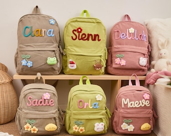 Custom Embroidered Kids Backpack - Personalized Preschool School Bag, Toddler Backpack with Name, Back to School, Unique Gift for Kids
