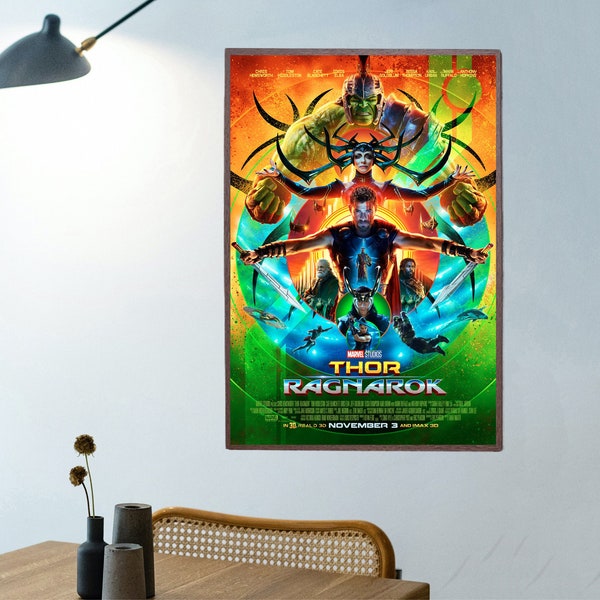 Thor Ragnarok movie posters/classic hit movie posters-Poster is printed on Canvas