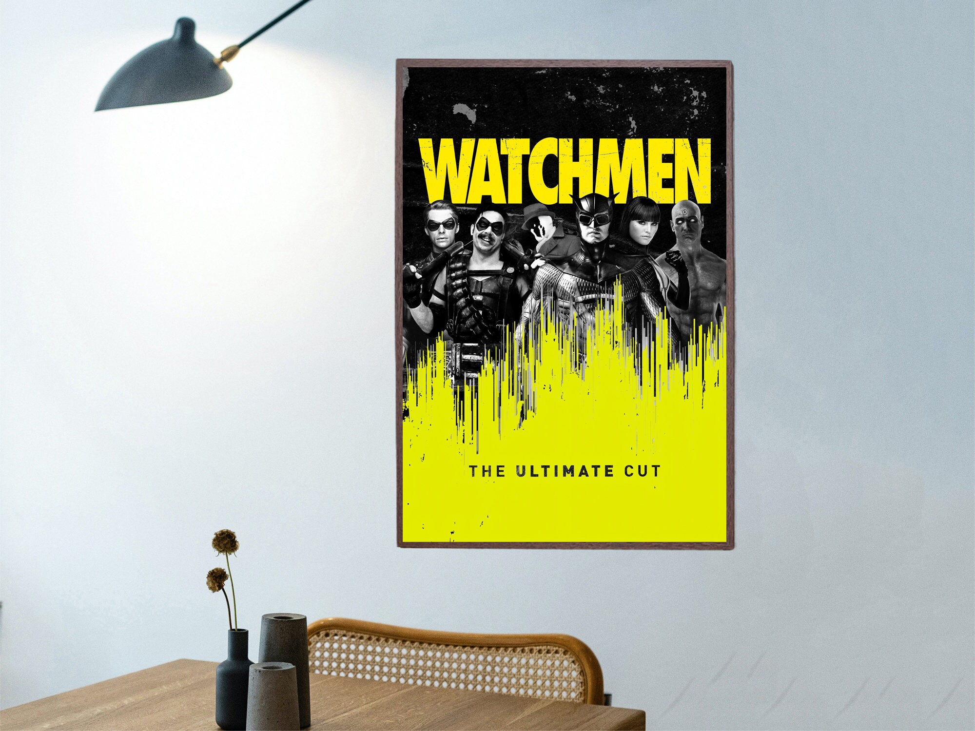 Watchmen Rorschach Comic Book Antihero Art Print Decor - POSTER 20x30