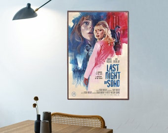 Last Night in Soho movie posters/classic hit movie posters-Poster is printed on Canvas