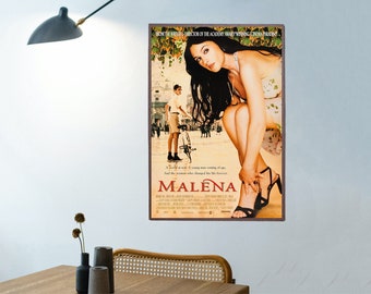 Malena movie posters/classic hit movie posters-Poster is printed on Canvas