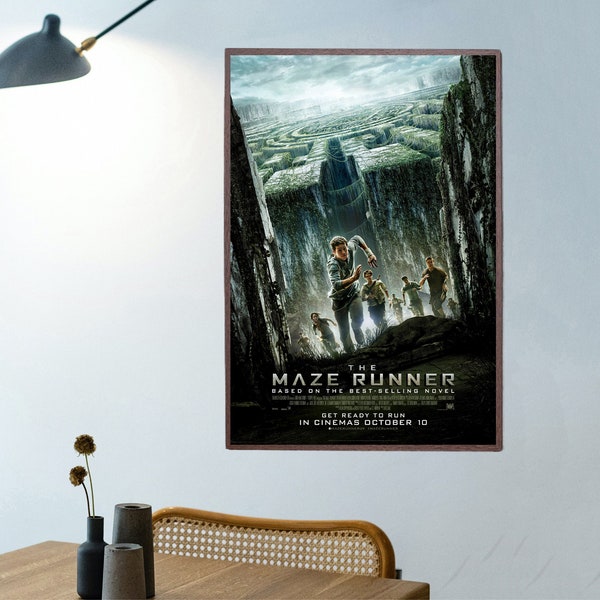 Affiches de cinéma The Maze Runner/affiches de films classiques à succès - L'affiche est imprimée sur une toile