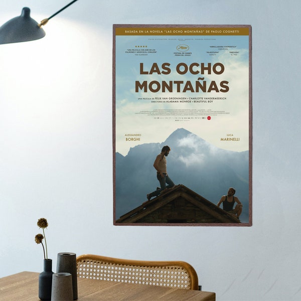 Les huit montagnes movie posters/classic hit movie posters-Poster is printed on Canvas