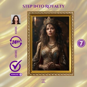 Individuelles Renaissance Portrait: Personalisiertes Geschenk für Sie (Digitaler Download) Bild 7