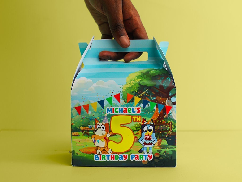 Bluey Inspired Favor Boxes Page Three Bluey Inspired Favor Boxes Page Three