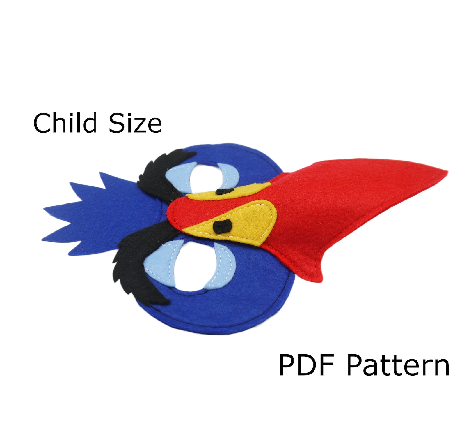 Hornbill Bird Costume Mask Pattern Christmas Gift Idea Costume Sewing ...