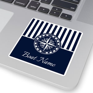 Autocollant de bateau personnalisé, autocollant pour bateau, autocollant de nom de bateau, autocollant personnalisé, autocollant pour ordinateur portable
