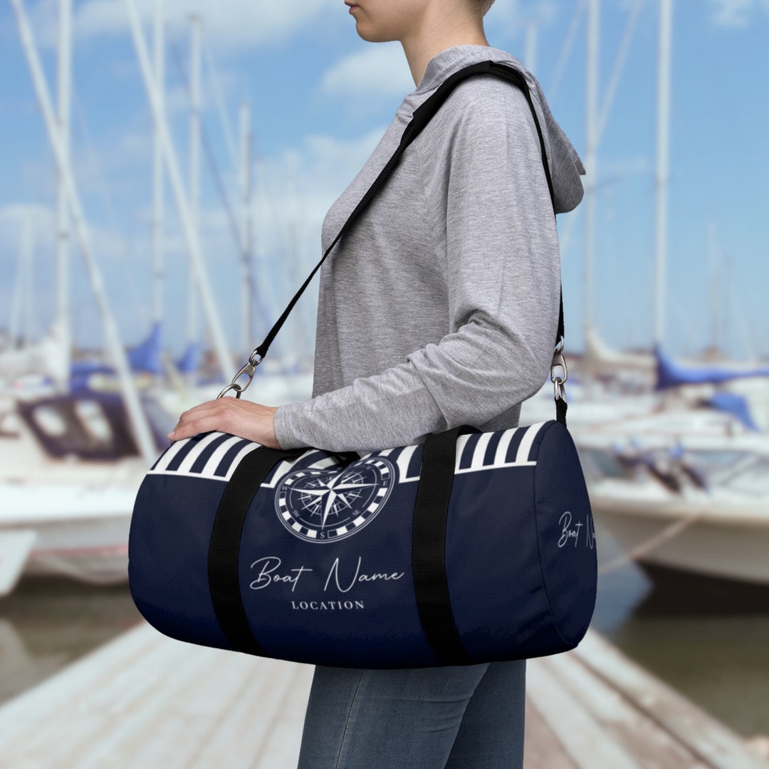 Customize Boat Duffel Bag Boat Gifts Personalized Etsy