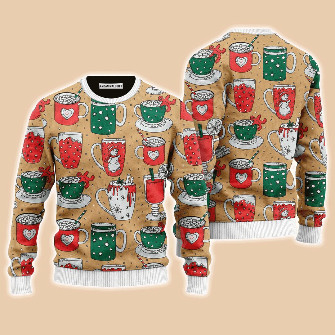 Eat Drink Be Tacky Holiday Sweater Ugly Sweater for Men & Etsy