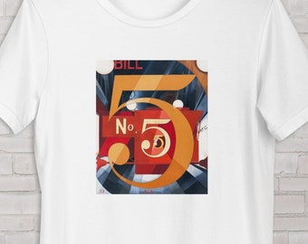 Abstraction T-shirt I Saw the Figure 5 in Gold 1928 Painting by 