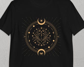 Cancer Zodiac t-shirt, Astrology Cancer shirt, zodiac sign Cancer Horoscope shirt, Astrological shirt, Cancer birthday gift