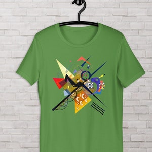 Graphic Unisex T-Shirt, Wassily Kandinsky Painting, Geometric Abstract Art Tee, Gift for Her, Gift for Him, Art Lover Gift Geometric T-Shirt