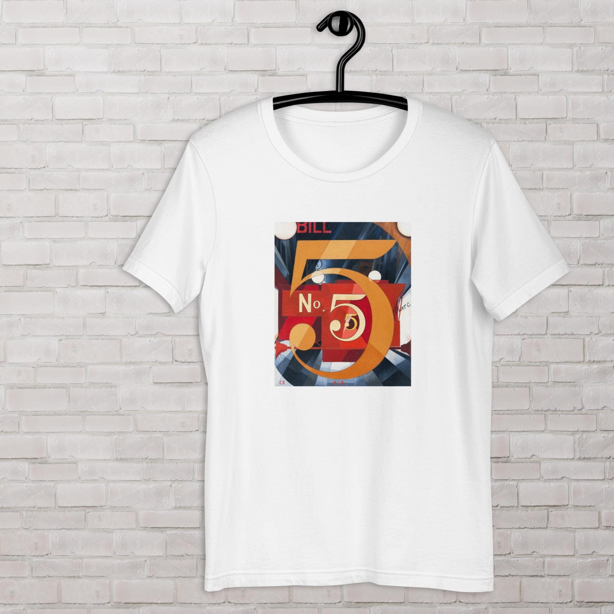 Abstraction T-shirt I Saw the Figure 5 in Gold 1928 Painting by 