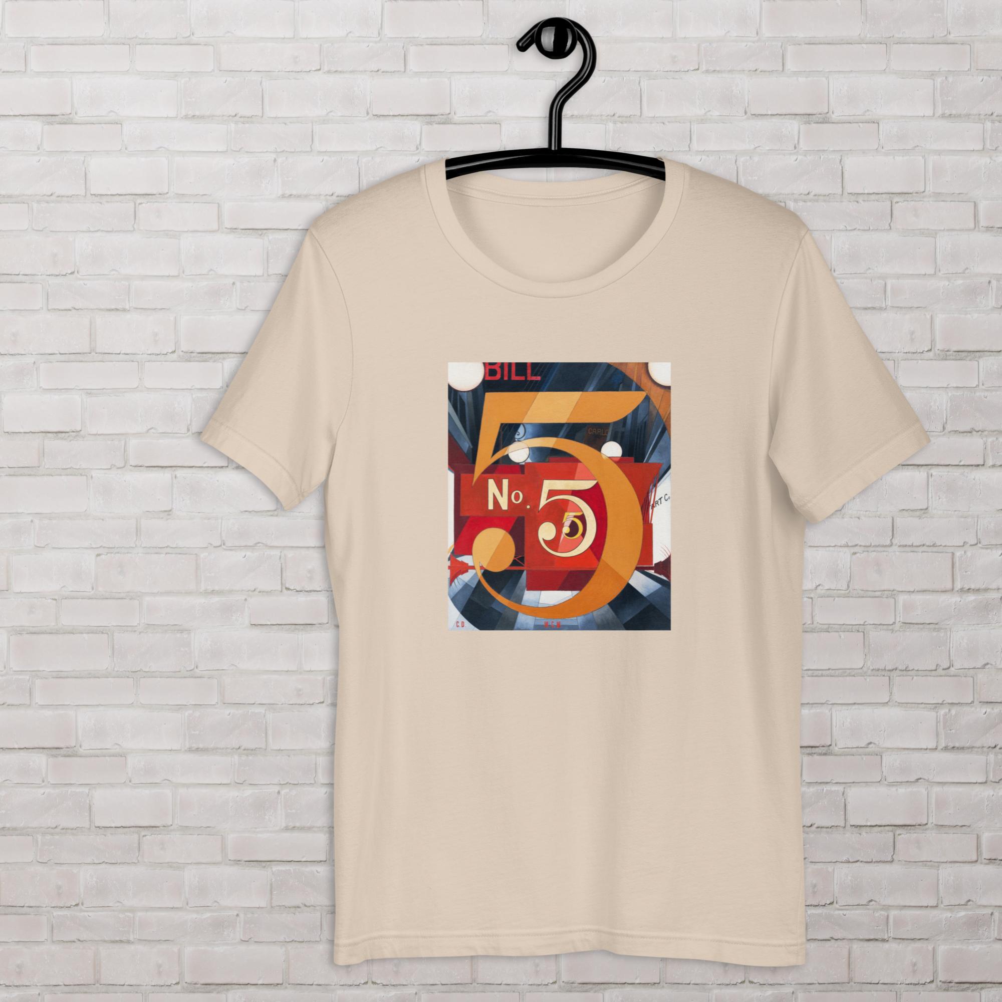 Abstraction T-shirt I Saw the Figure 5 in Gold 1928 Painting by 
