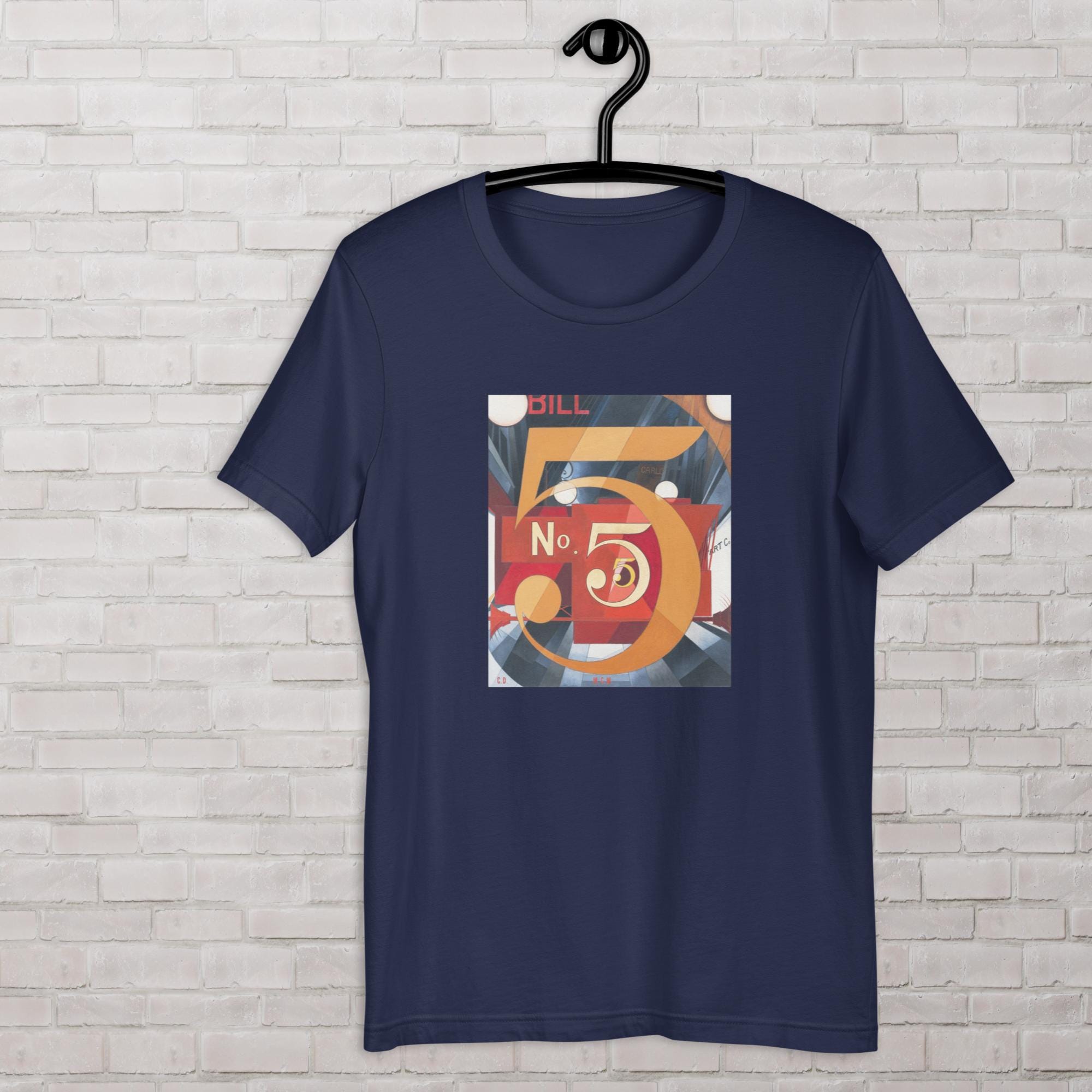 Abstraction T-shirt I Saw the Figure 5 in Gold 1928 Painting by 