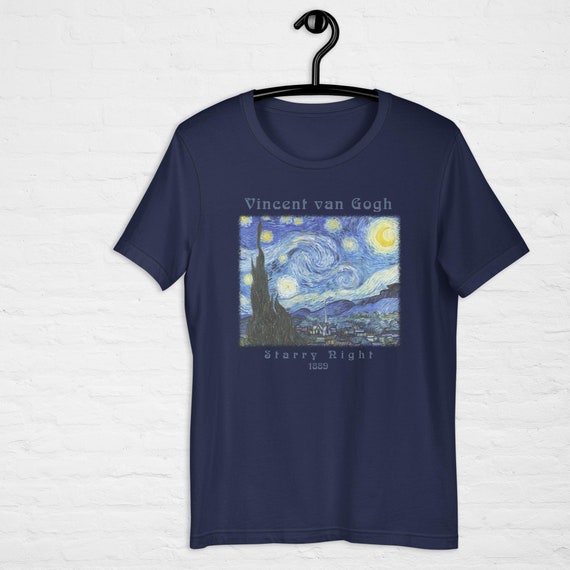 Starry Night Vincent Van Gogh Portrait Artist Shirt Art Tee Starry Night Vincent Van Gogh Portrait Artist Shirt Art Tee